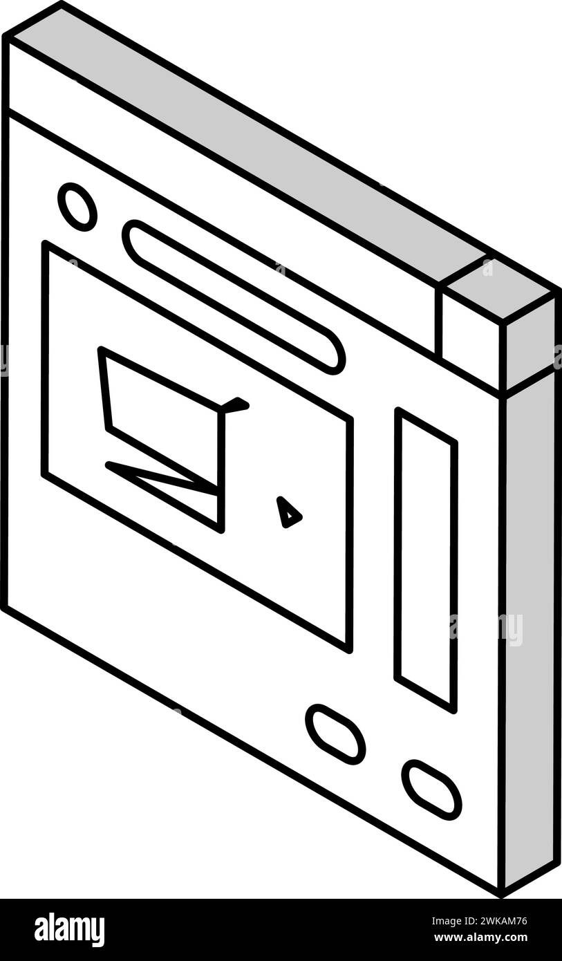 illustration vectorielle d'icône isométrique de commande en ligne Illustration de Vecteur illustration vectorielle d'icône isométrique de commande en ligne Illustration de Vecteur