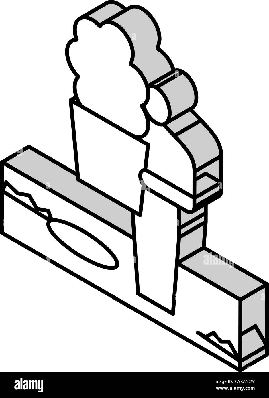 illustration vectorielle d'icône isométrique d'entretien d'ensemencement Illustration de Vecteur