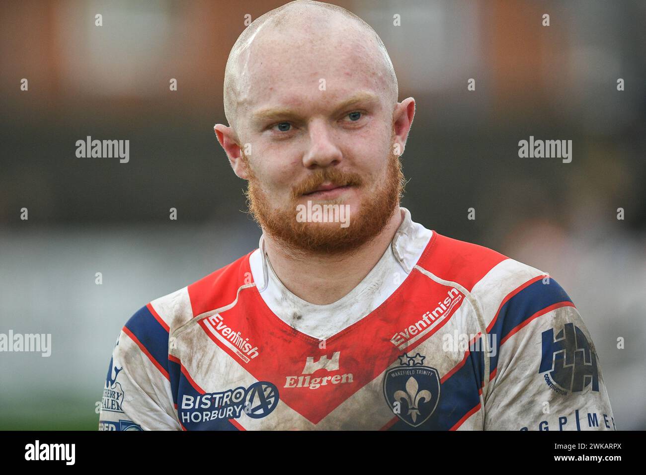 Featherstone, Angleterre - 18 février 2024 - Wakefield Trinity's Toby Boothroyd. Rugby League 1895 Cup, Newcastle Thunder vs Wakefield Trinity au Millenium Stadium, Featherstone, Royaume-Uni Dean Williams Banque D'Images