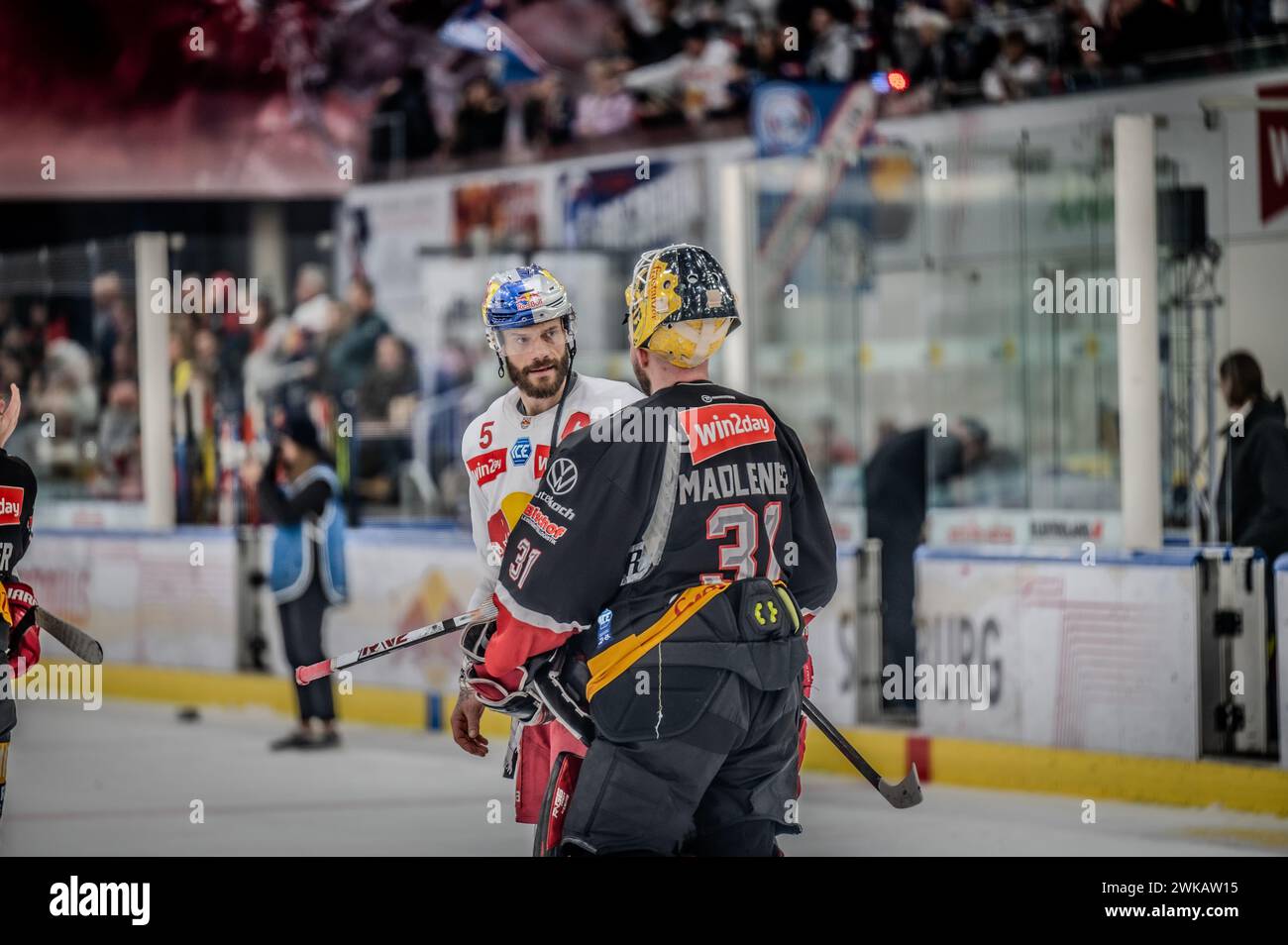 EC Red Bull Salzburg v. Bemer Pioneers Vorarlberg Banque D'Images