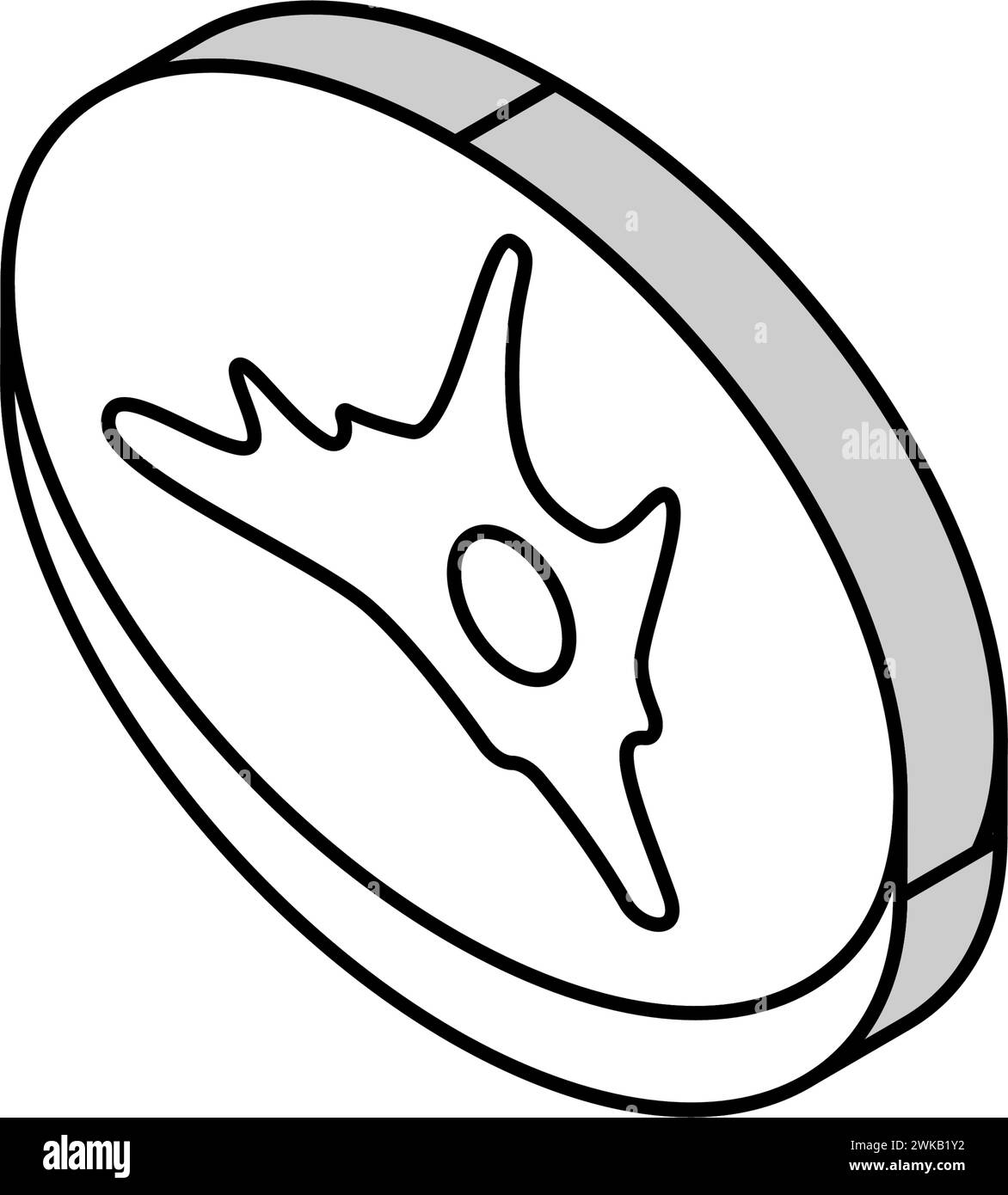 illustration vectorielle d'icône isométrique de l'immunité des cellules fibroblastiques Illustration de Vecteur