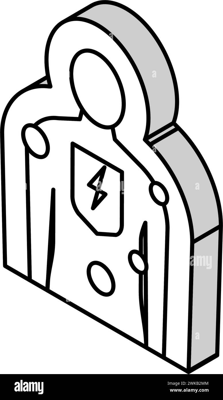 immunodéficiences humaines illustration de vecteurs isométriques d'icônes Illustration de Vecteur