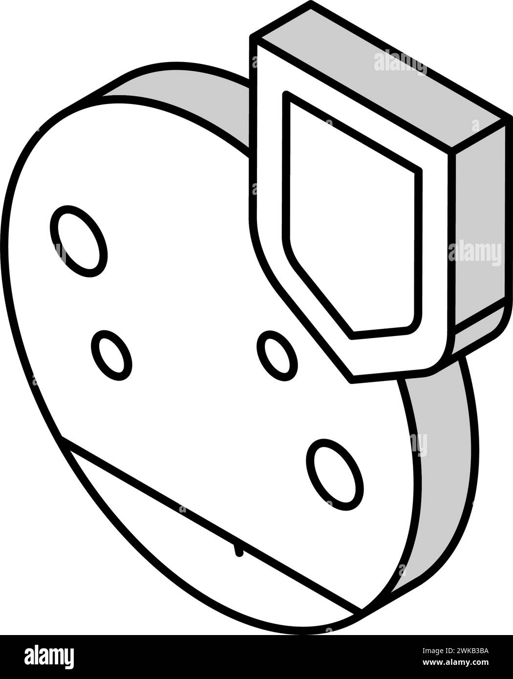 illustration vectorielle d'icône isométrique d'immunité active Illustration de Vecteur