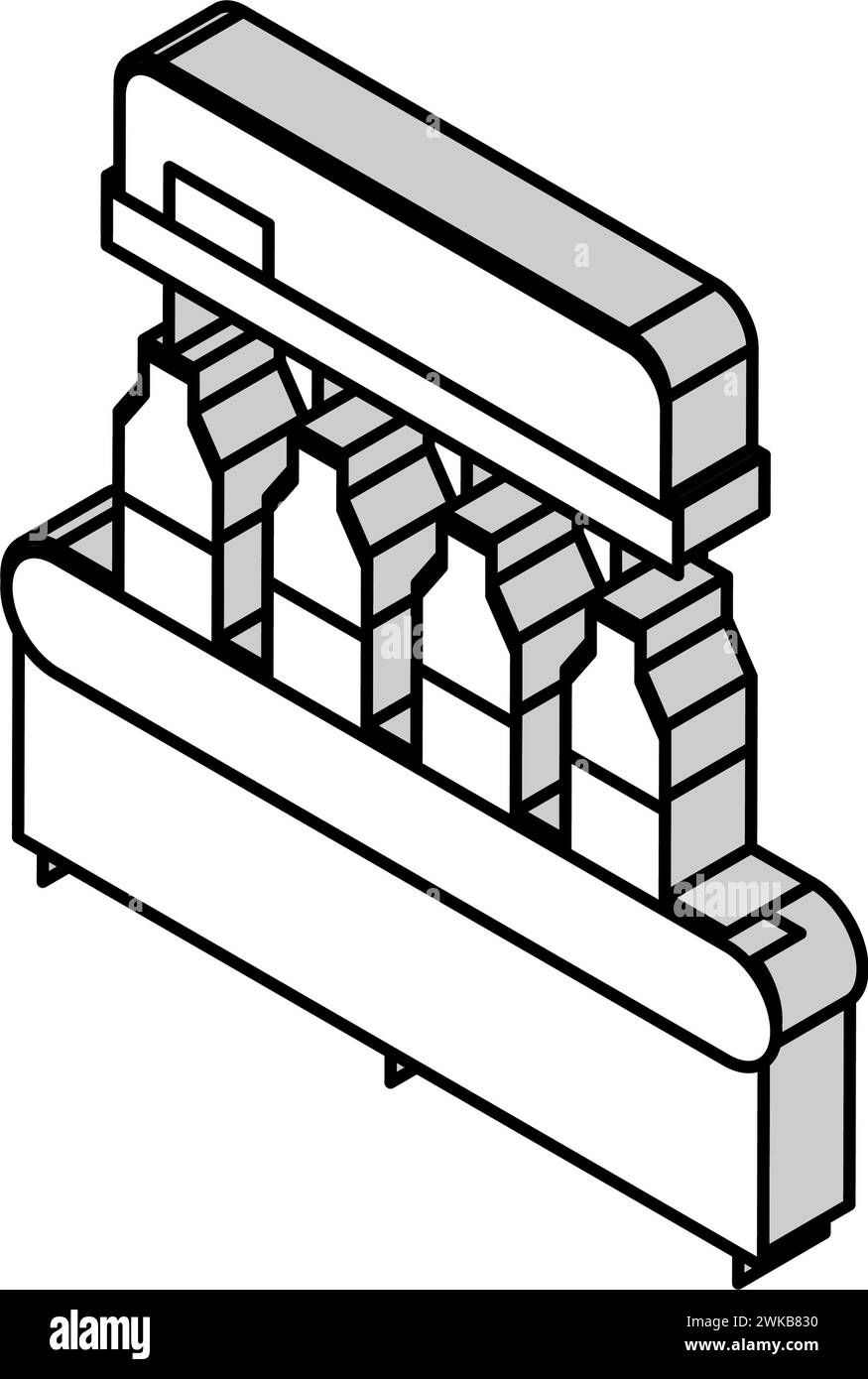 illustration vectorielle d'icône isométrique d'huile d'olive de déversement Illustration de Vecteur