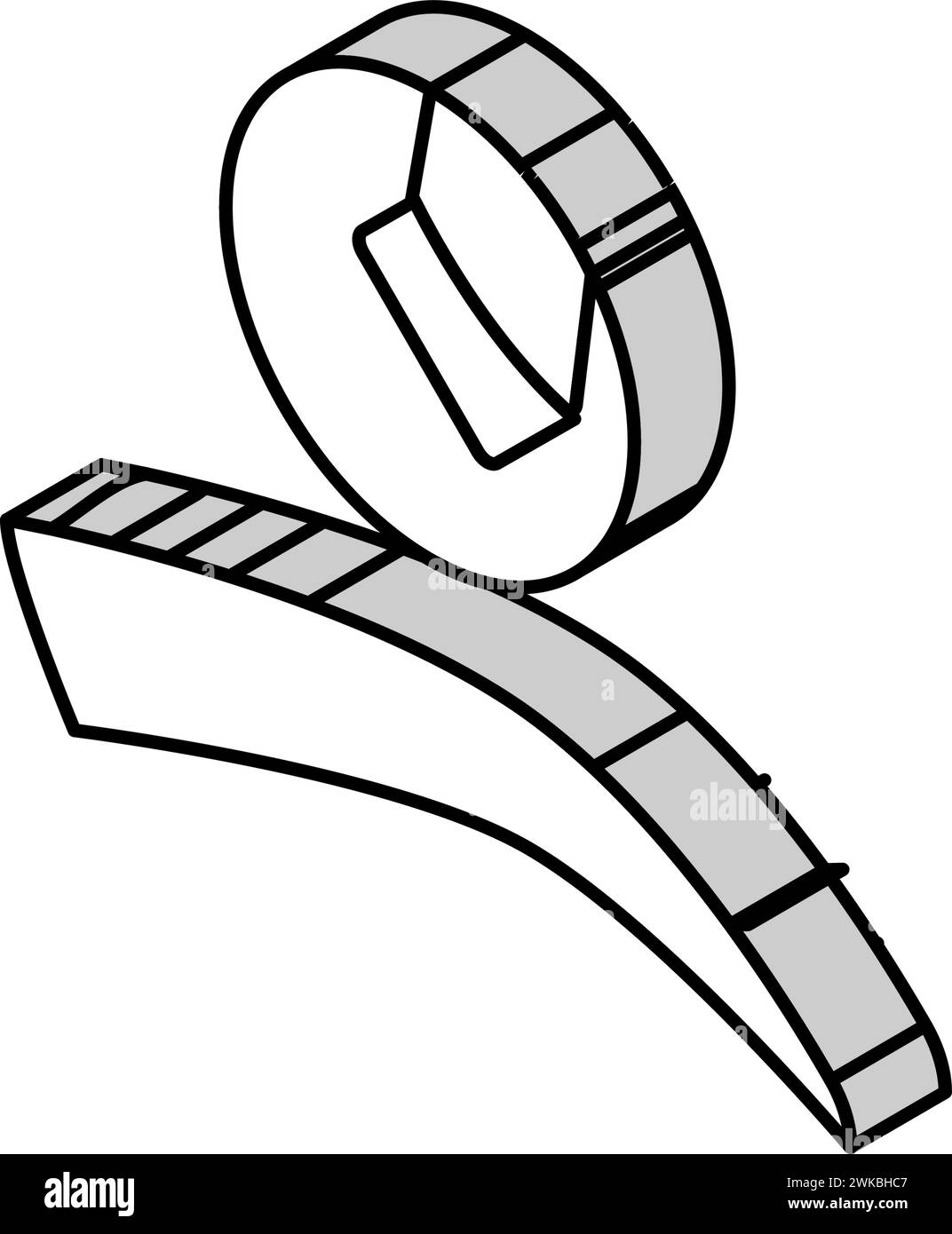 illustration vectorielle d'icône isométrique de procédure de microblading Illustration de Vecteur