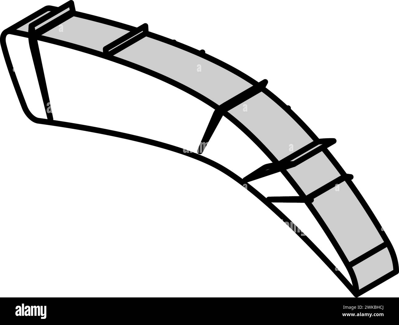 illustration vectorielle d'icône isométrique de sourcil naturel Illustration de Vecteur