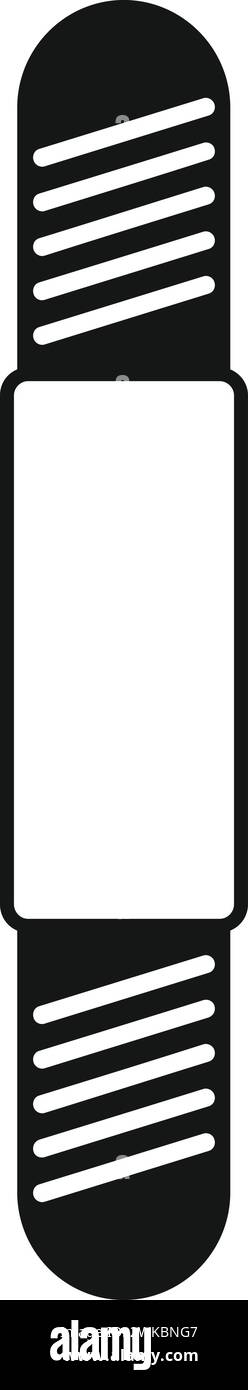 Icône d'outil en acier de manucure vecteur simple. Médecine de soins féminine. Salon de beauté Illustration de Vecteur