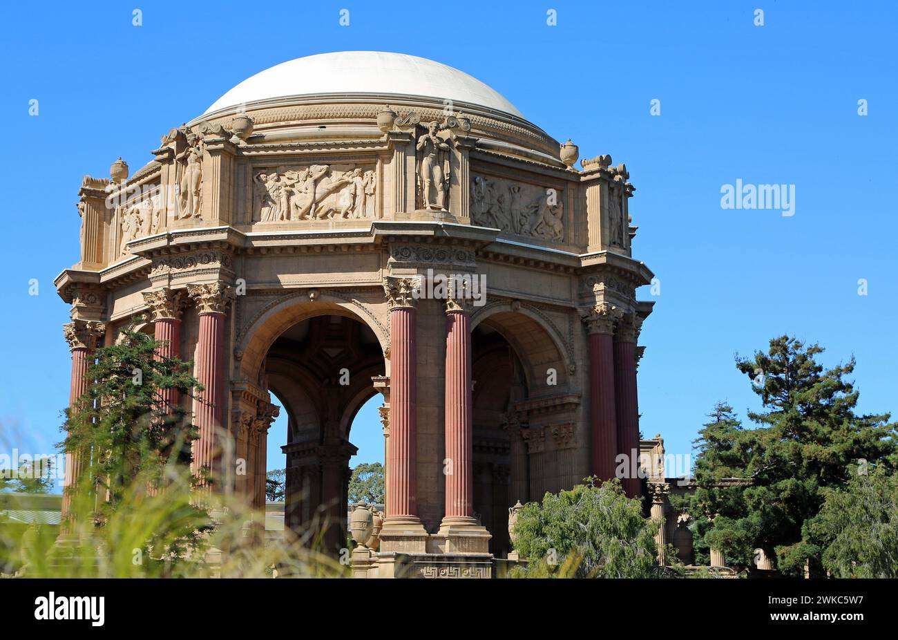 La rotonde du Palais des Beaux-Arts, San Francisco, Californie Banque D'Images