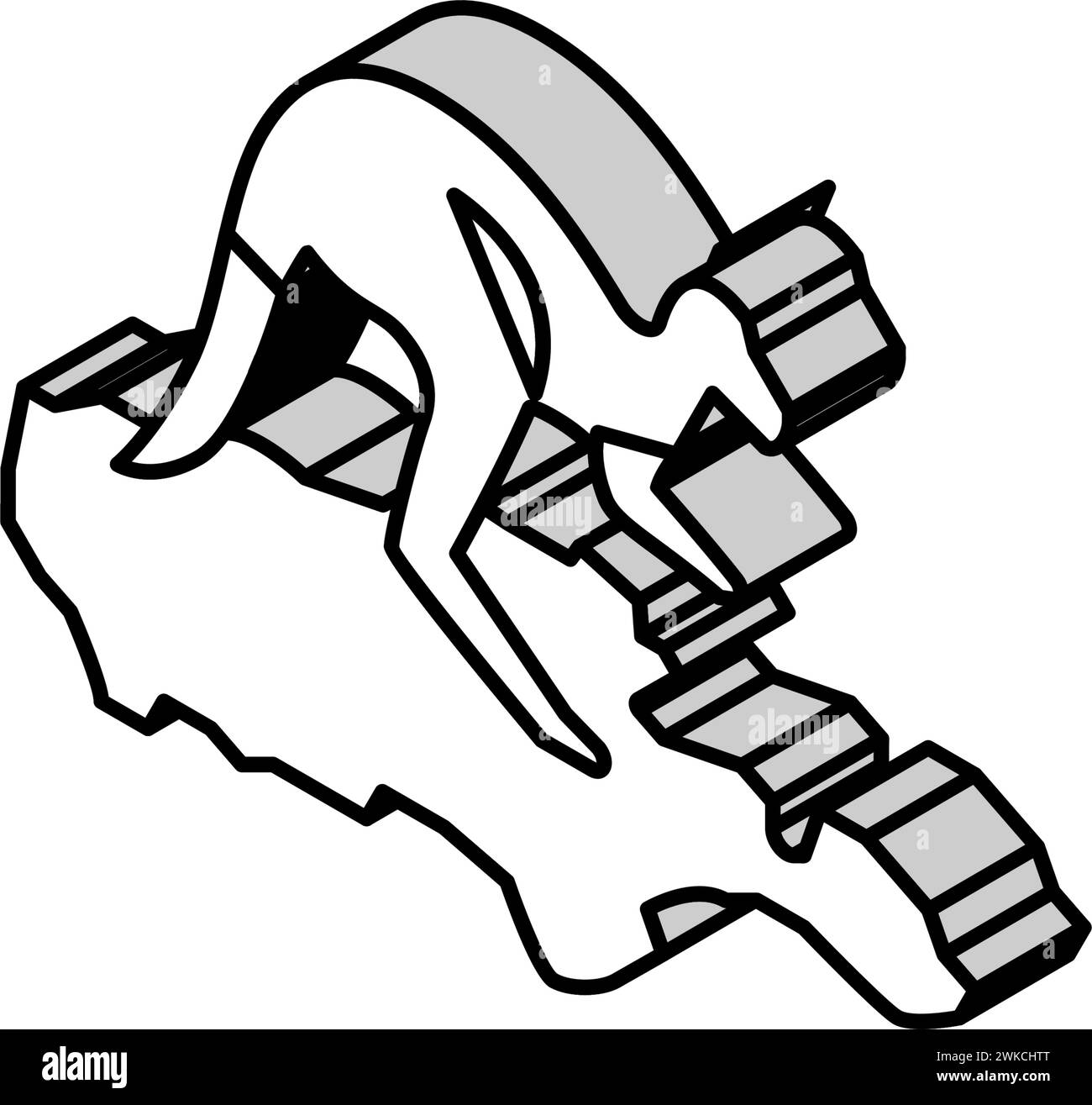 illustration vectorielle d'icône isométrique de kangaroo island Illustration de Vecteur