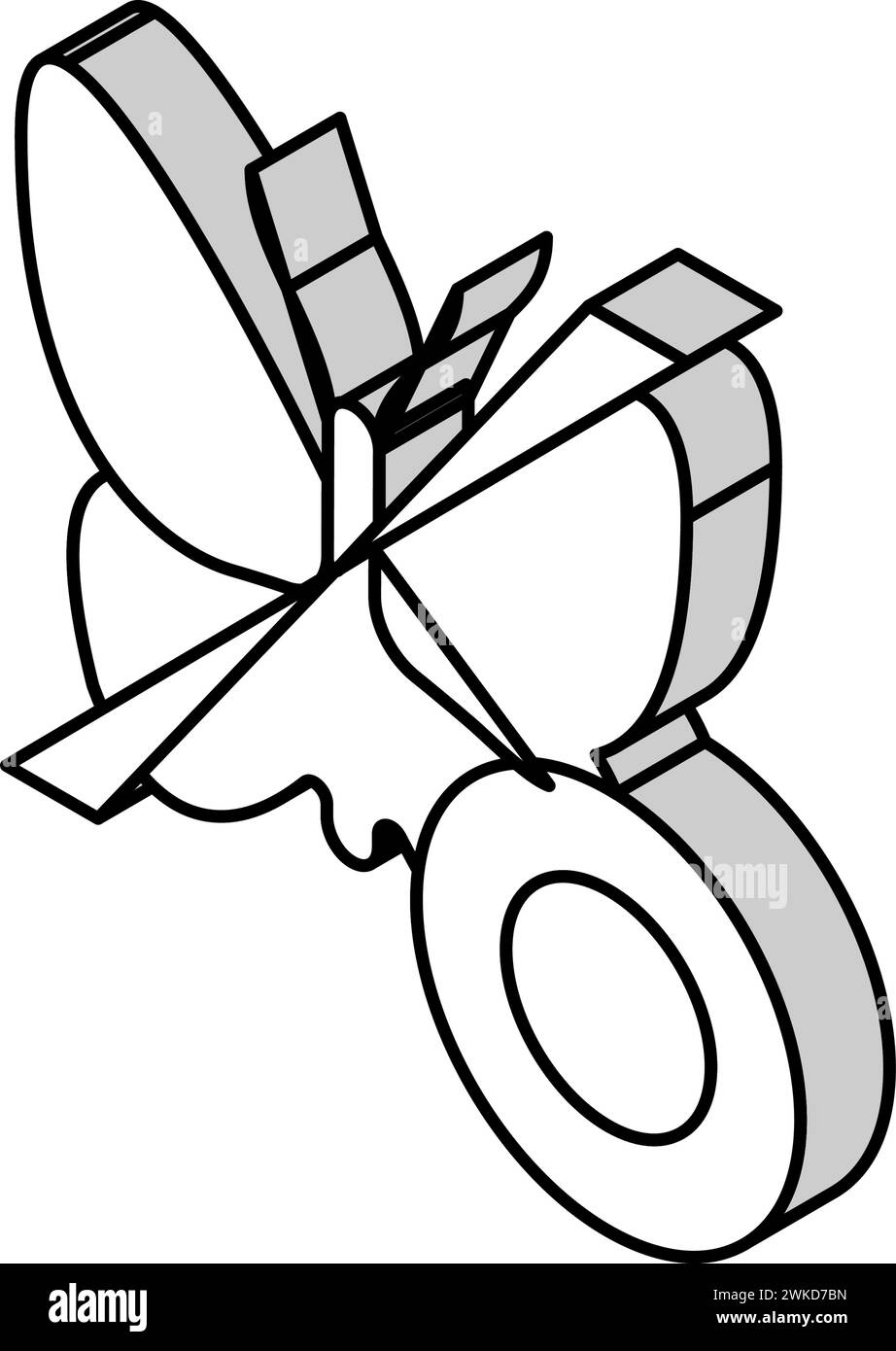 illustration vectorielle d'icône isométrique de suppression de tatouage Illustration de Vecteur