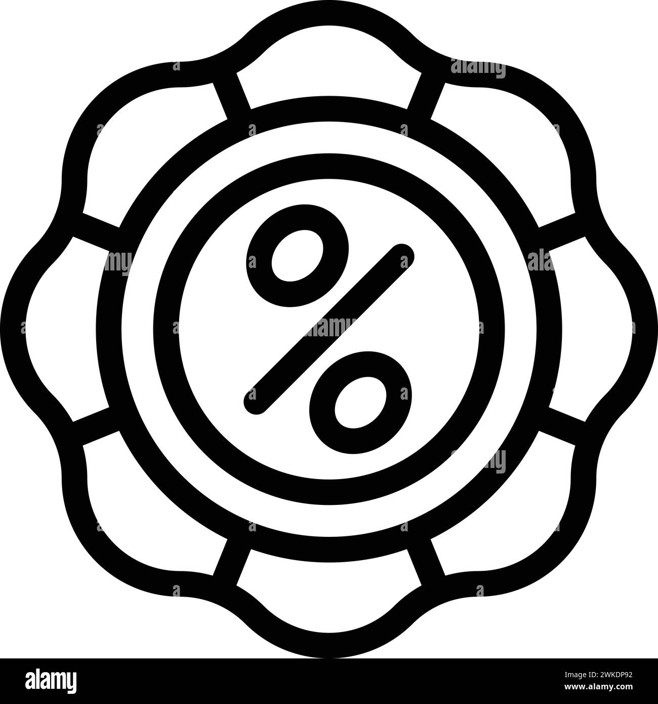 Vecteur de contour d'icône d'étiquette non alcoolisée. Tampon de préparation non buzy. Production de brasseries de boissons Illustration de Vecteur