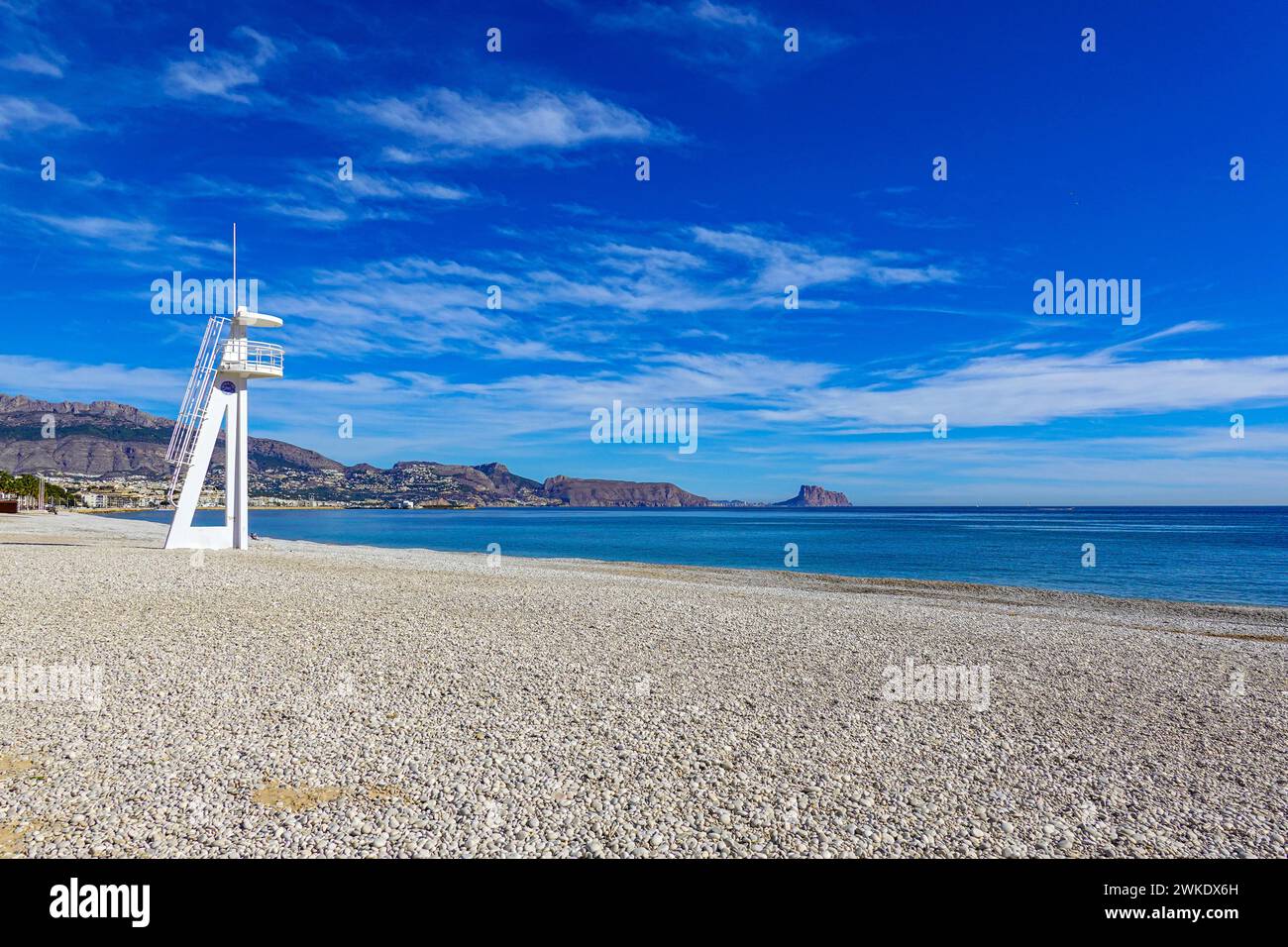 Albir, Alfas del Pi sur la Costa Blanca, Espagne, la destination ensoleillée hivernale la plus populaire en Europe Banque D'Images