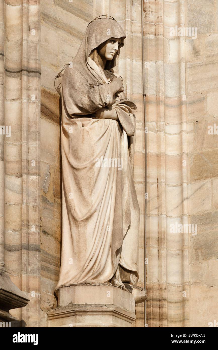 Sainte Felicita de Rome - Cathédrale de Milan (Duomo) - Milan - Lombardie - Italie Banque D'Images