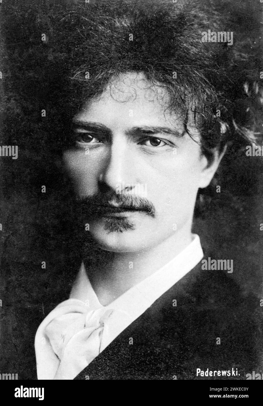 Ignacy Jan Paderewski (1860-1941), pianista, compositeur, diplomático y político polaco. Banque D'Images