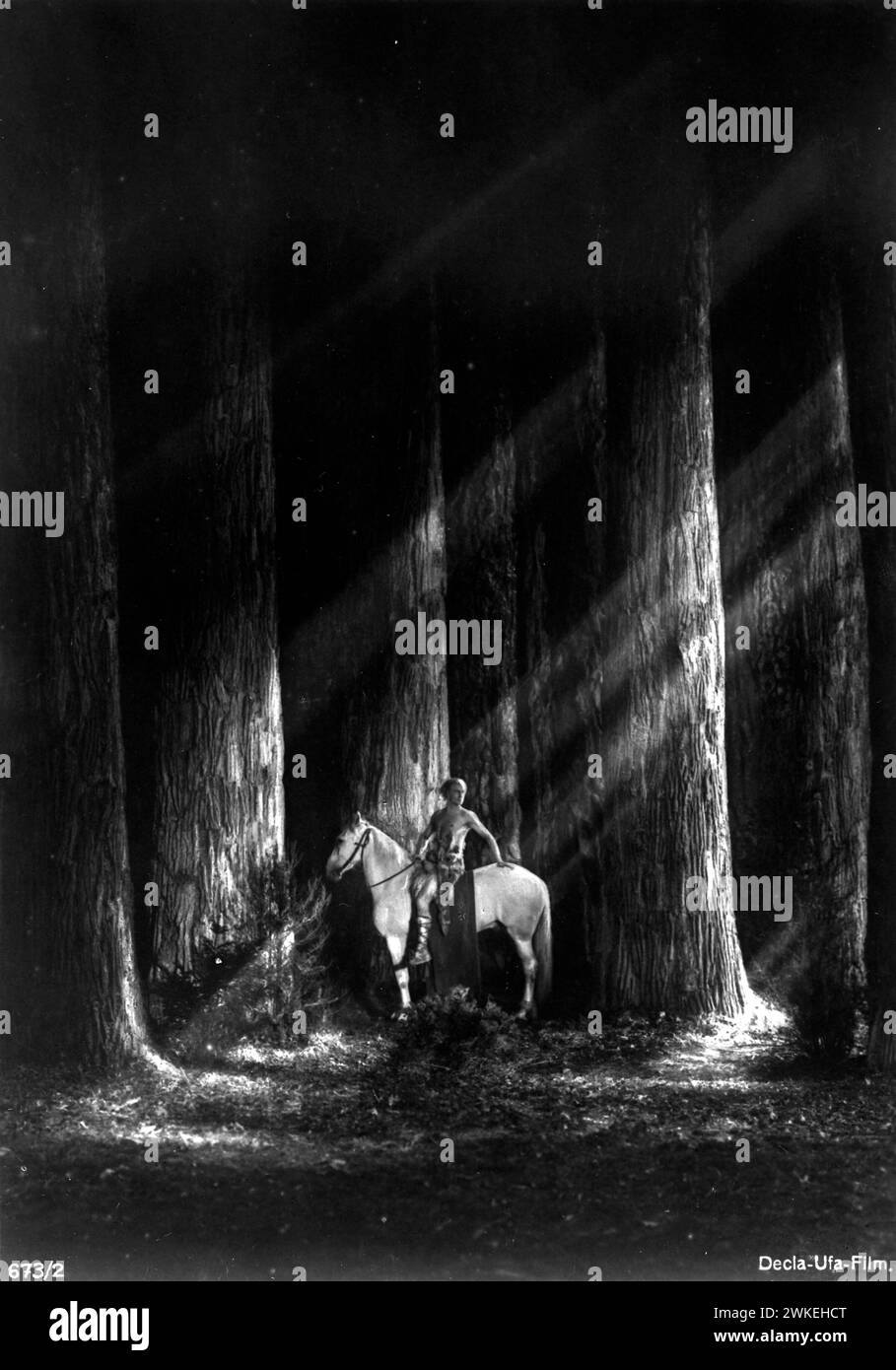 Szene aus dem film Die Nibelungen : Siegfried von Fritz Lang. Musée : Privatsammlung. Auteur : Unbekannter Fotograf. Banque D'Images