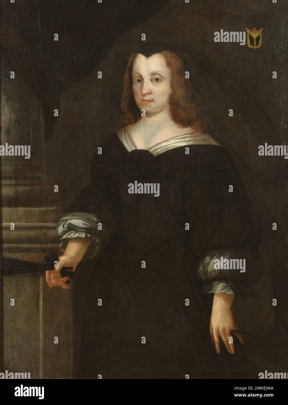 Porträt von Ebba Brahe (1596-1674) Musée : Nationalmuseum Stockholm. Auteur : unbekannter Künstler. Banque D'Images