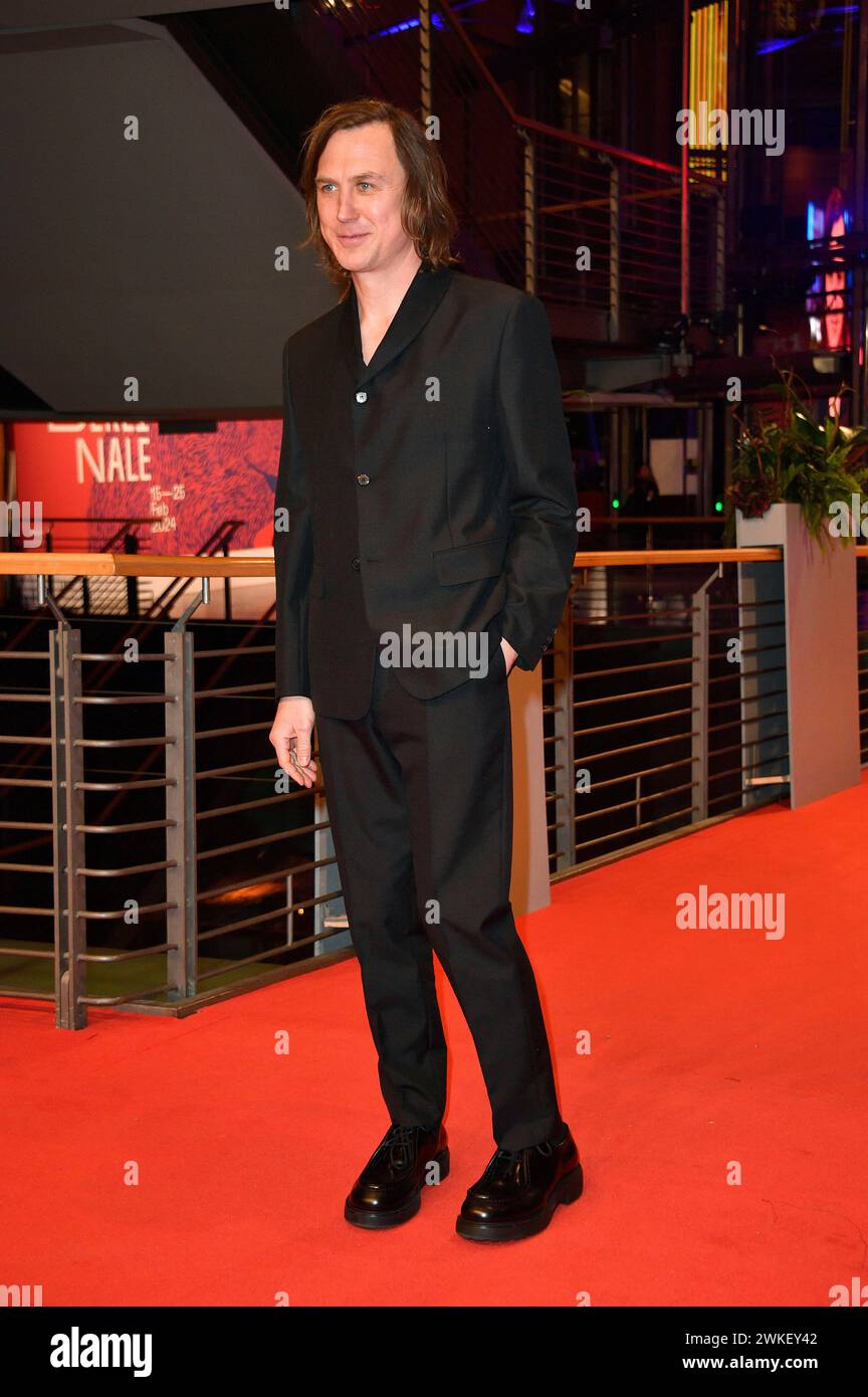 Lars Eidinger BEI der Premiere des Kinofilms 'Sterben / Dying' auf der Berlinale 2024 / 74. Internationale Filmfestspiele Berlin im Berlinale Palast. Berlin, 18.02.2024 Banque D'Images