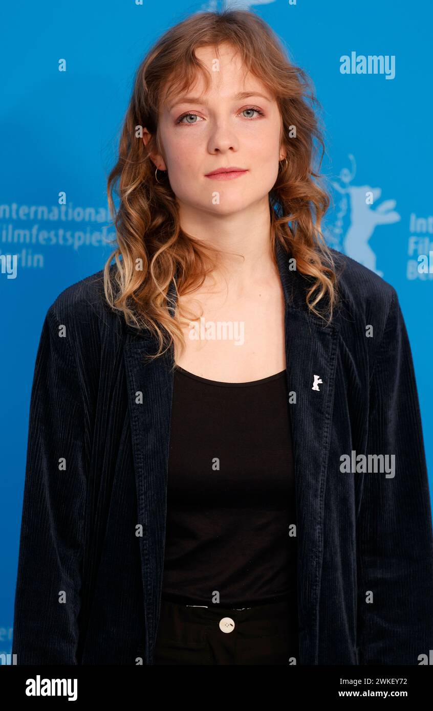 Josefa Heinsius assiste au photocall de 'langue Etrangere' lors du 74e Festival international du film de la Berlinale à l'Hôtel Grand Hyatt à Berlin, Allemagne, le 19 février 2024. Banque D'Images