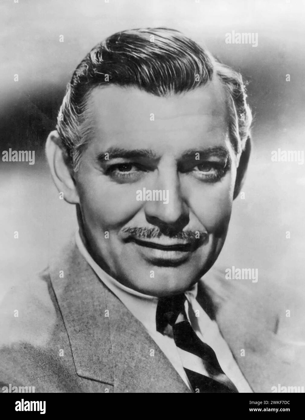 Clark Gable. Portrait de l'acteur américain William Clark Gable (1901-1960), photo publicitaire, 1940 Banque D'Images