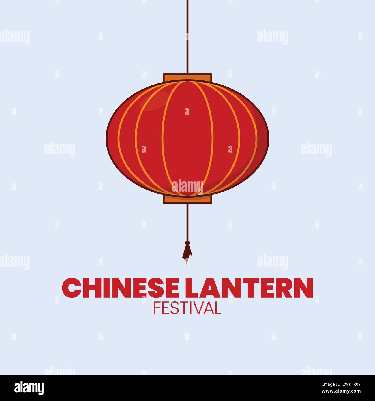 Festival des lanternes chinoises vecteur icône illustration du Festival chinois vecteur Illustration de Vecteur