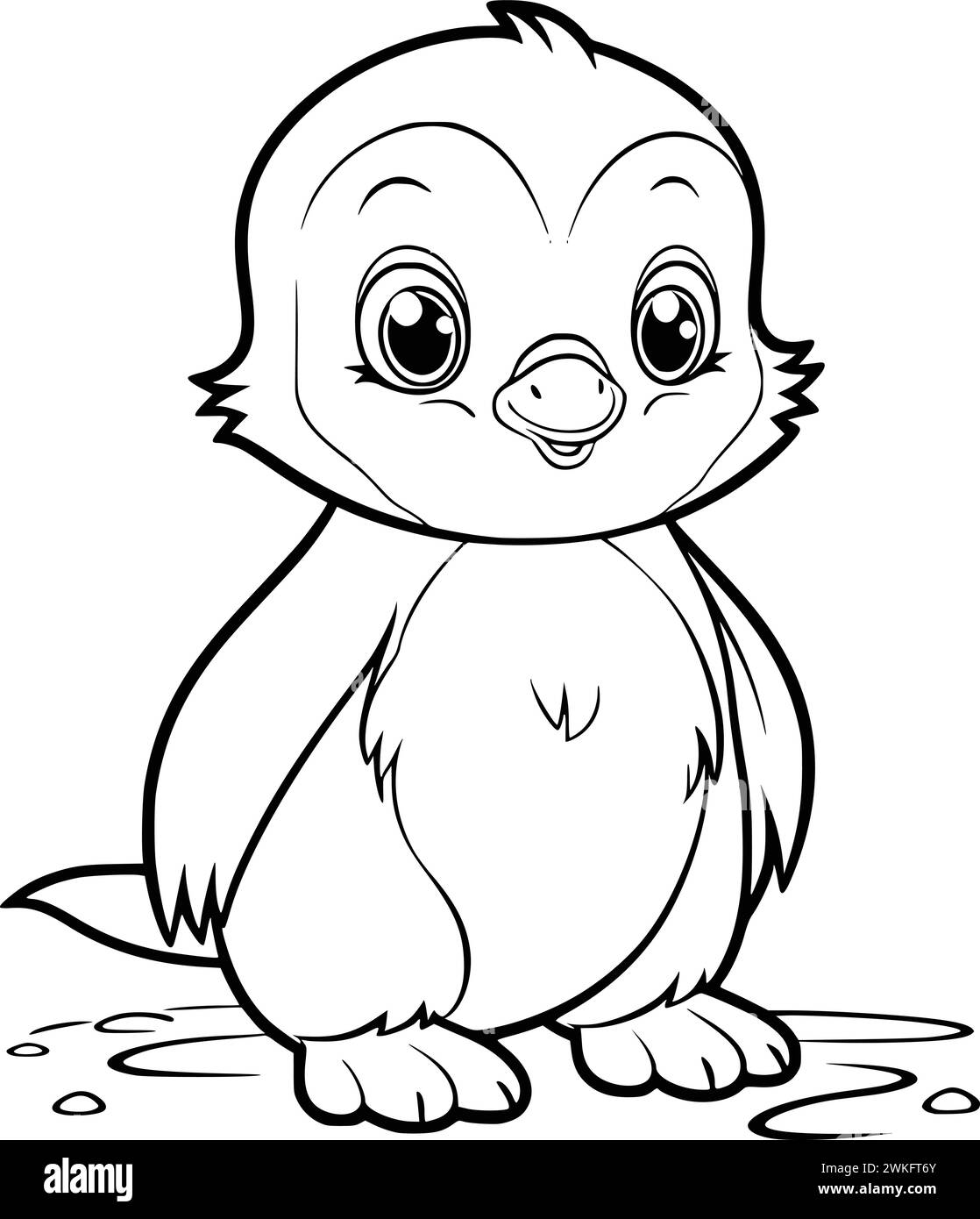 Dessins de pages de coloriage pour enfants Illustration de Vecteur