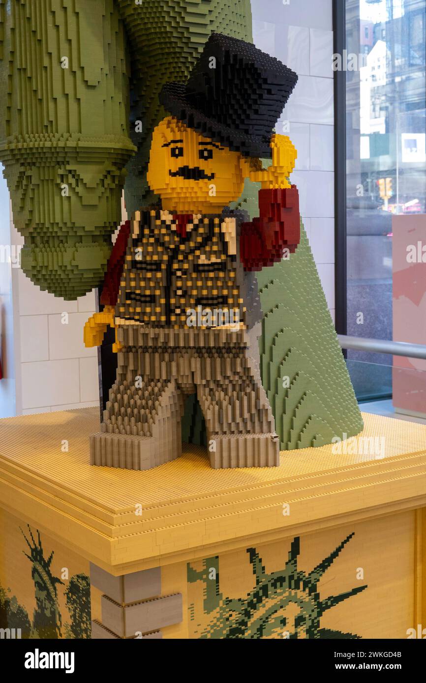 The LEGO Store dans le Flatiron District, New York City, États-Unis 2024 Banque D'Images