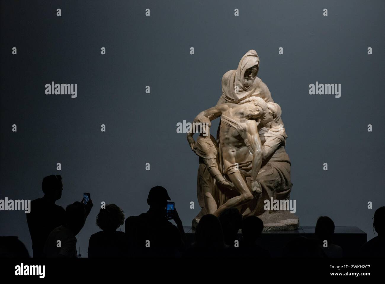 Michelangelo's la Pietà, Museo del Duomo, Florence Italie Banque D'Images