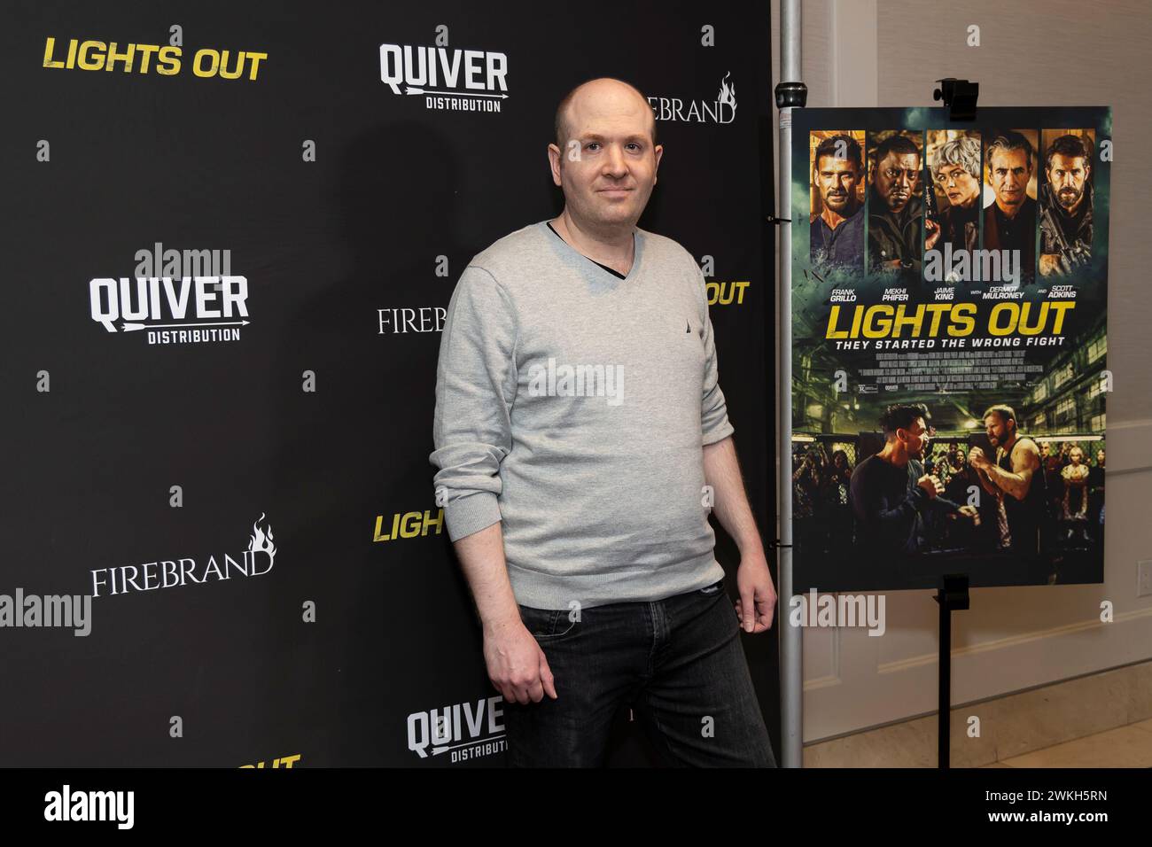 West Hollywood, États-Unis. 20 février 2024. Brandon Burrows assiste à l'arrivée des LUMIÈRES au London West Hollywood à West Hollywood, CA le 20 février 2024. (Photo de Corine Solberg/SipaUSA) crédit : Sipa USA/Alamy Live News Banque D'Images