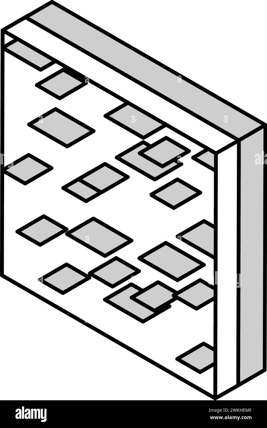illustration vectorielle d'icône isométrique bronze métal cuivre Illustration de Vecteur