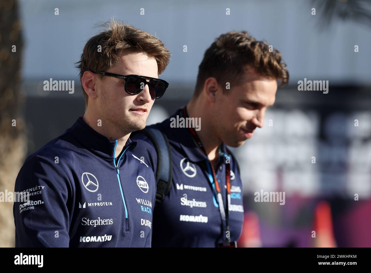 Sakhir, Bahreïn. 21 février 2024. Logan Sargeant (États-Unis) Williams Racing. 21.02.2024. Essais de formule 1, Sakhir, Bahreïn, premier jour. Le crédit photo devrait se lire : XPB/Alamy Live News. Banque D'Images