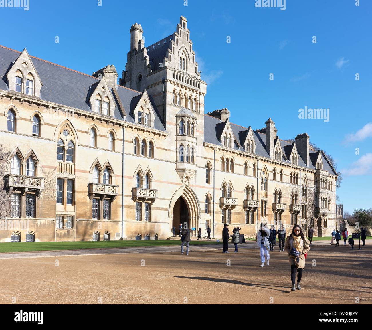 Christ Church College, Université d'Oxford, Angleterre. Banque D'Images