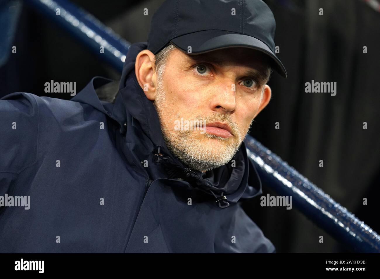 Dossier photo datée du 11-04-2023 de Thomas Tuchel, qui quittera son rôle d'entraîneur-chef du Bayern Munich à la fin de la saison, a annoncé le club de Bundesliga. Date d'émission : mercredi 21 février 2024. Banque D'Images