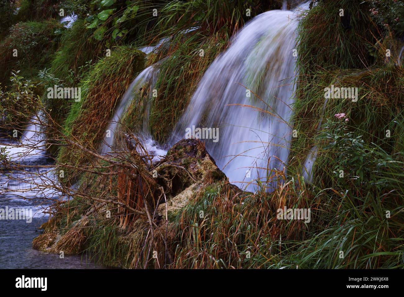 Plitvicer Seen, Wasserfall, Plitvice, Kroatien, Plitvice Nationalpark, lac de Plitvice, Naturschönheit, beeindruckende Natur an den Plitvicer Seen Banque D'Images