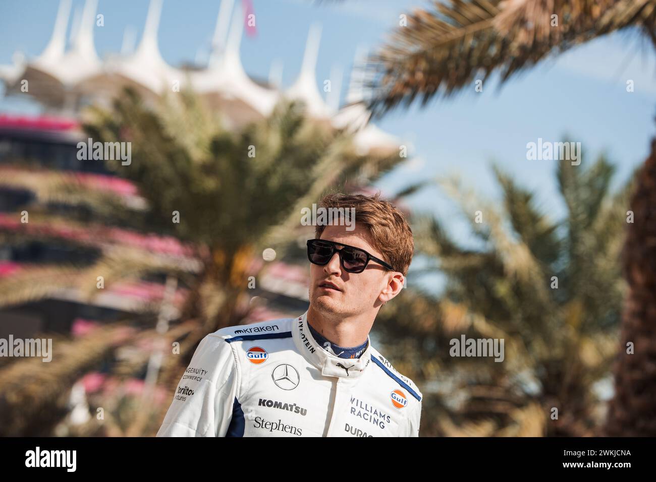 Sakhir, Bahreïn. 21 février 2024. Logan Sargeant (États-Unis) Williams Racing. 21.02.2024. Essais de formule 1, Sakhir, Bahreïn, premier jour. Le crédit photo devrait se lire : XPB/Alamy Live News. Banque D'Images
