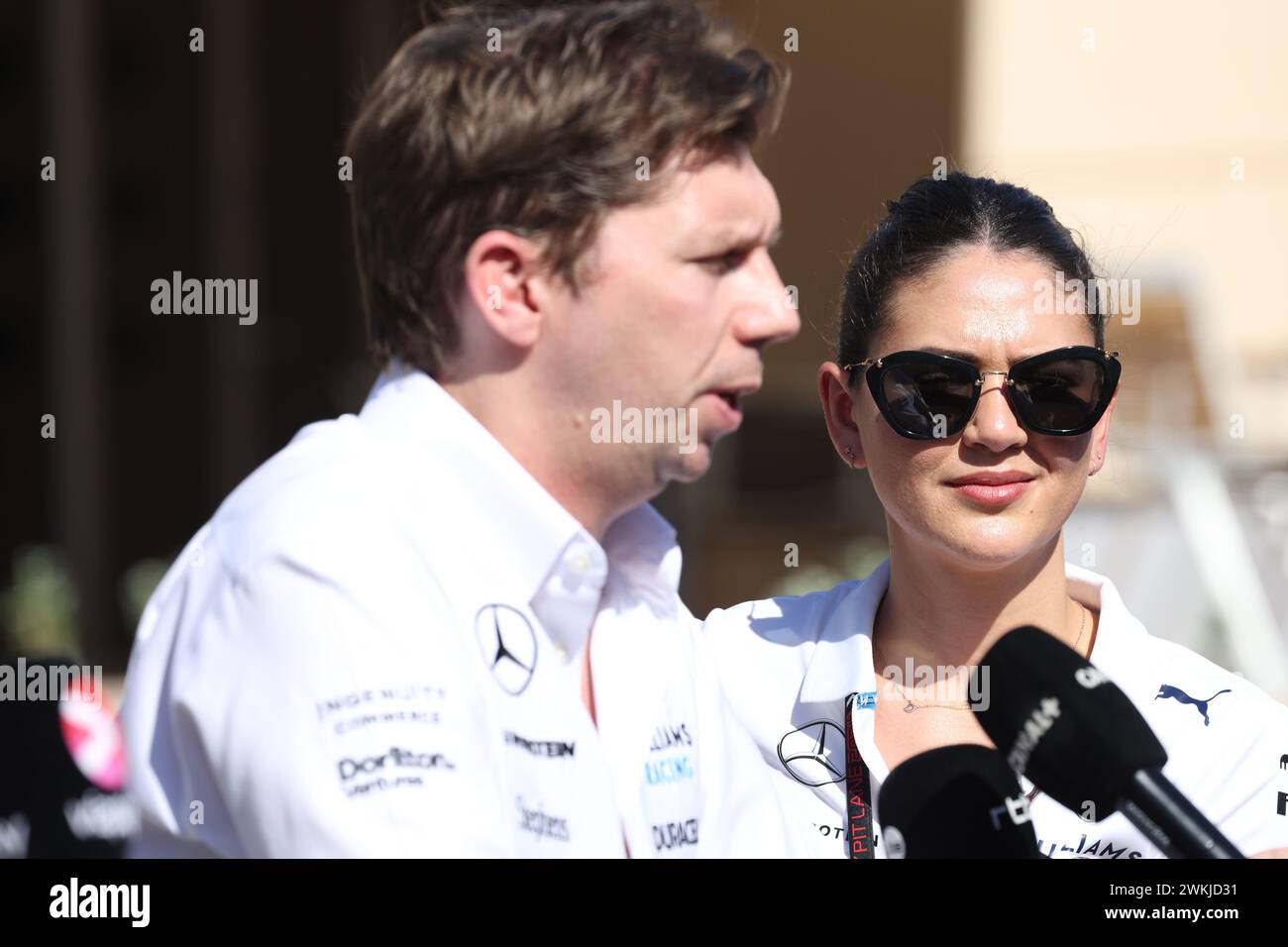 Sakhir, Bahreïn. 21 février 2024. Williams Racing. 21.02.2024. Essais de formule 1, Sakhir, Bahreïn, premier jour. Le crédit photo devrait se lire : XPB/Alamy Live News. Banque D'Images