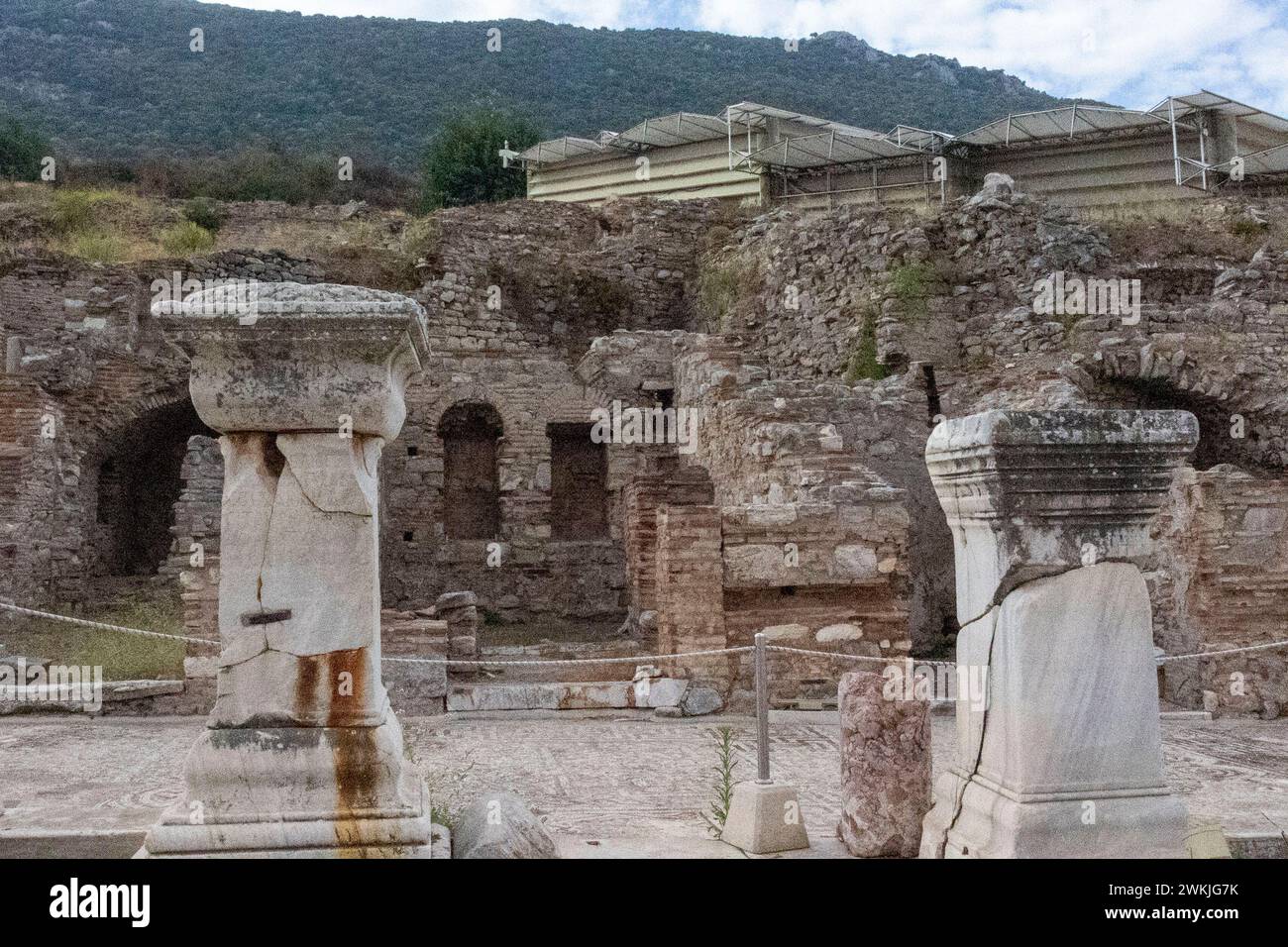 Ephèse ancienne ville. La ville antique de Grèce basée en Turquie Banque D'Images