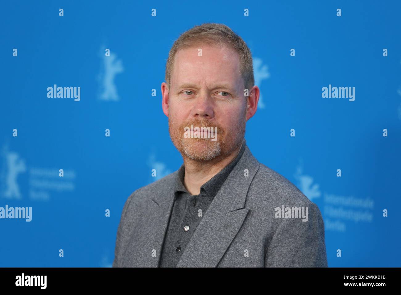 Berlin, Allemagne, 21 février 2024, compositeur, musique, max Richter à l'appel photo pour le film Spaceman au 74ème Festival International du film de la Berlinale. Crédit photo : Doreen Kennedy / Alamy Live News. Banque D'Images