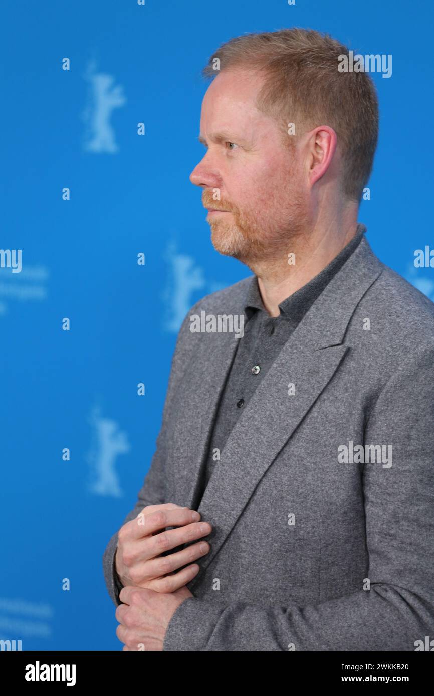 Berlin, Allemagne, 21 février 2024, compositeur, musique, max Richter à l'appel photo pour le film Spaceman au 74ème Festival International du film de la Berlinale. Crédit photo : Doreen Kennedy / Alamy Live News. Banque D'Images