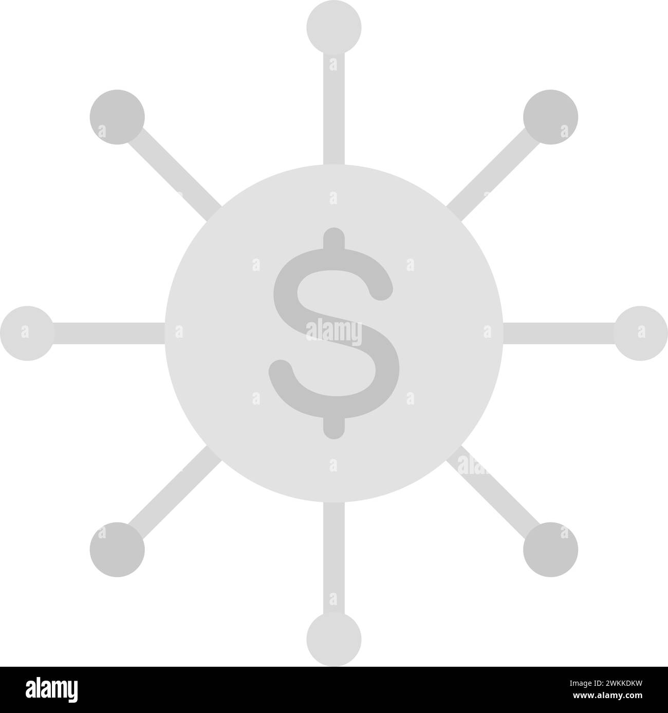 Image vectorielle de l'icône Cash distribution. Illustration de Vecteur