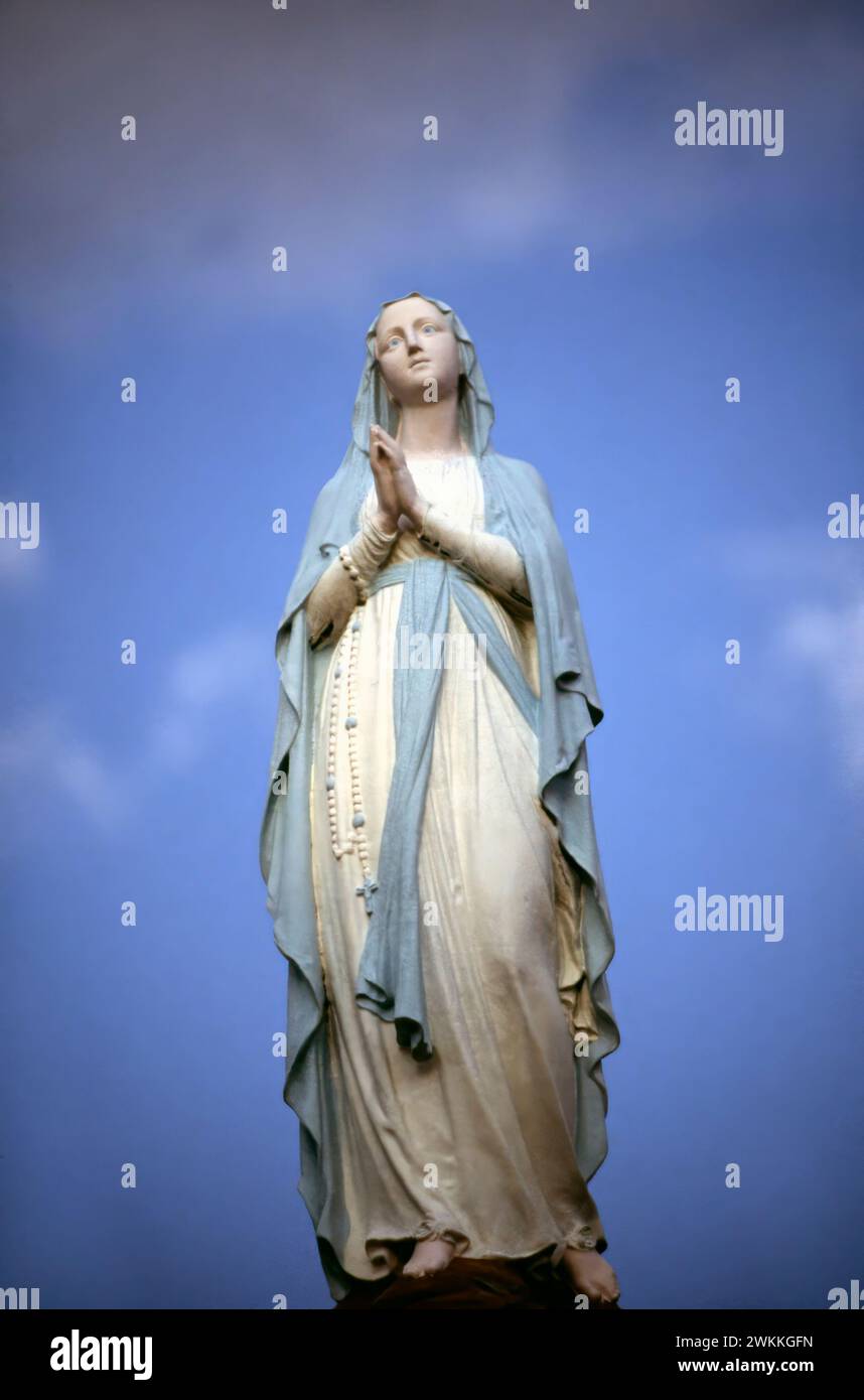 Dévotion mariale, Alsace, France Banque D'Images