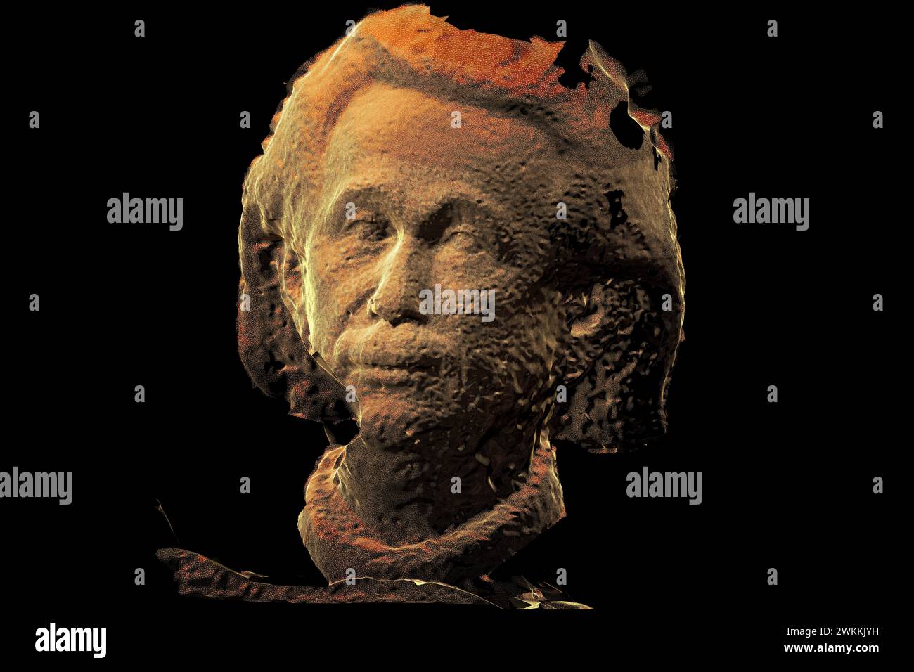 Symbolbild: CGI-Visualizierung: Portrait Albert Einstein (nur fuer redaktionelle Verwendung. Keine Werbung. Banque de référence : http://www.360-berlin.d Banque D'Images