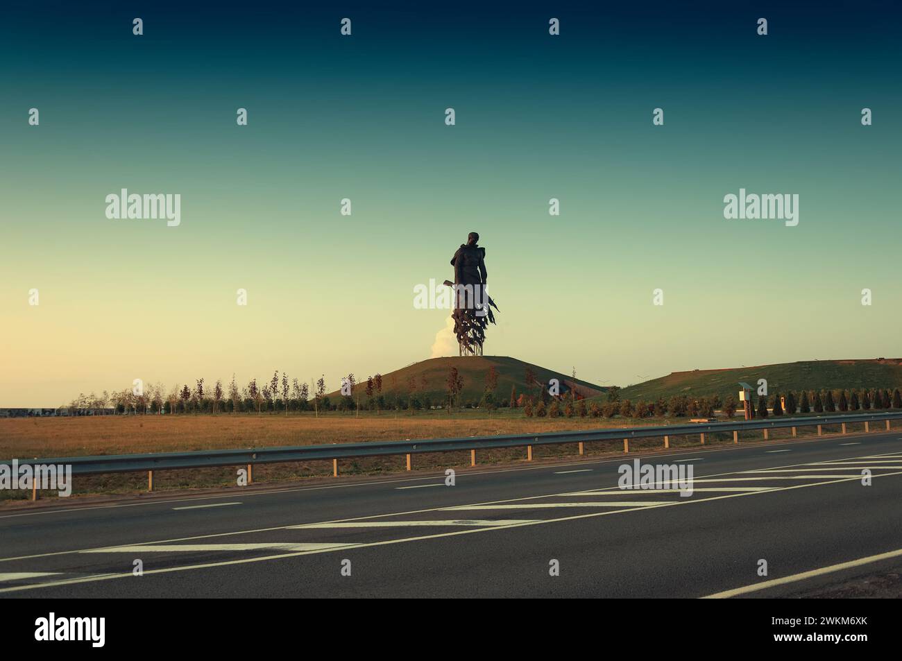Russie. 17 juillet 2021. Région de Tver. Rzhev - Monument aux guerres tombées pendant la seconde Guerre mondiale Banque D'Images