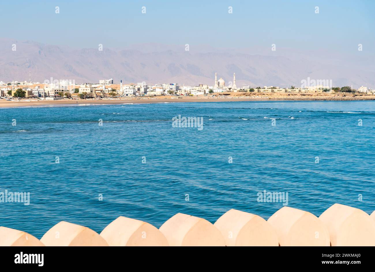 Paysage avec vue panoramique sur, Sultanat d'Oman Banque D'Images