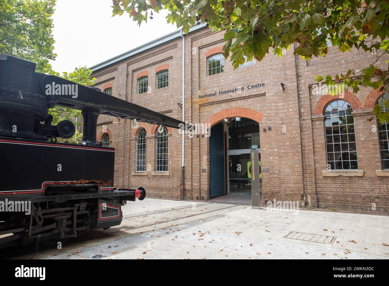 South Eveleigh Sydney, quartier des affaires de bureau de technologie et de biotechnologie, anciens chantiers ferroviaires gouvernementaux, Nouvelle-Galles du Sud, Australie, 2024 Banque D'Images