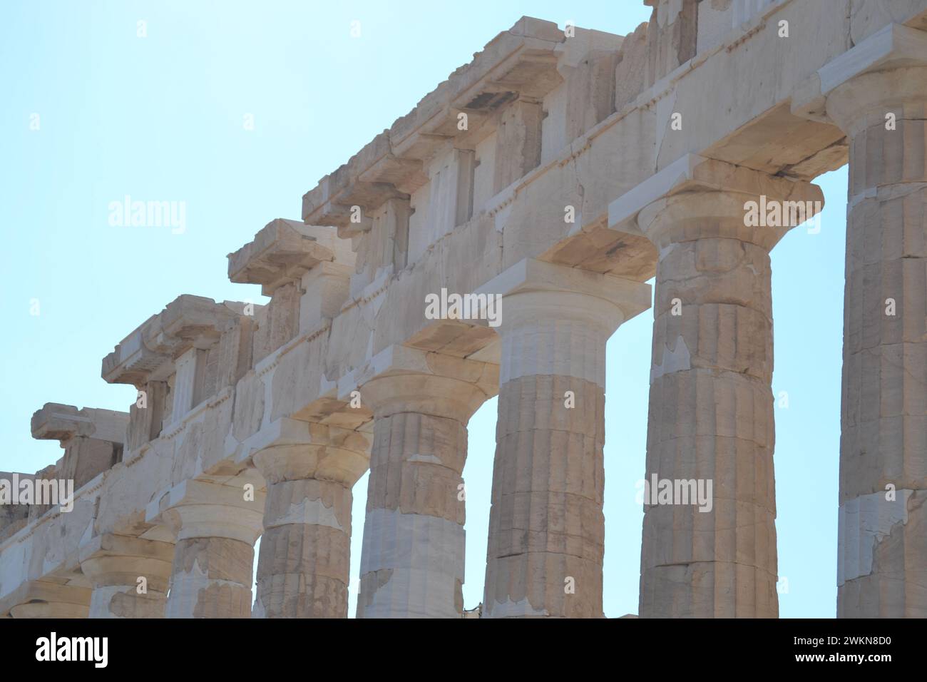 Athènes, Grèce ; découvrir la civilisation antique à travers l'objectif de mon appareil photo. Petits détails dans la magnifique culture grecque Banque D'Images