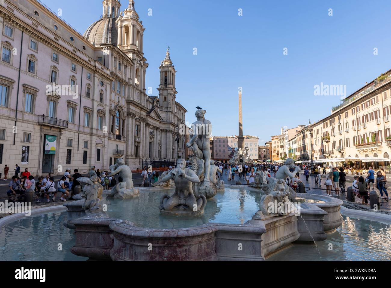 Vie quotidienne dans les rues de Rome, Italie. Banque D'Images