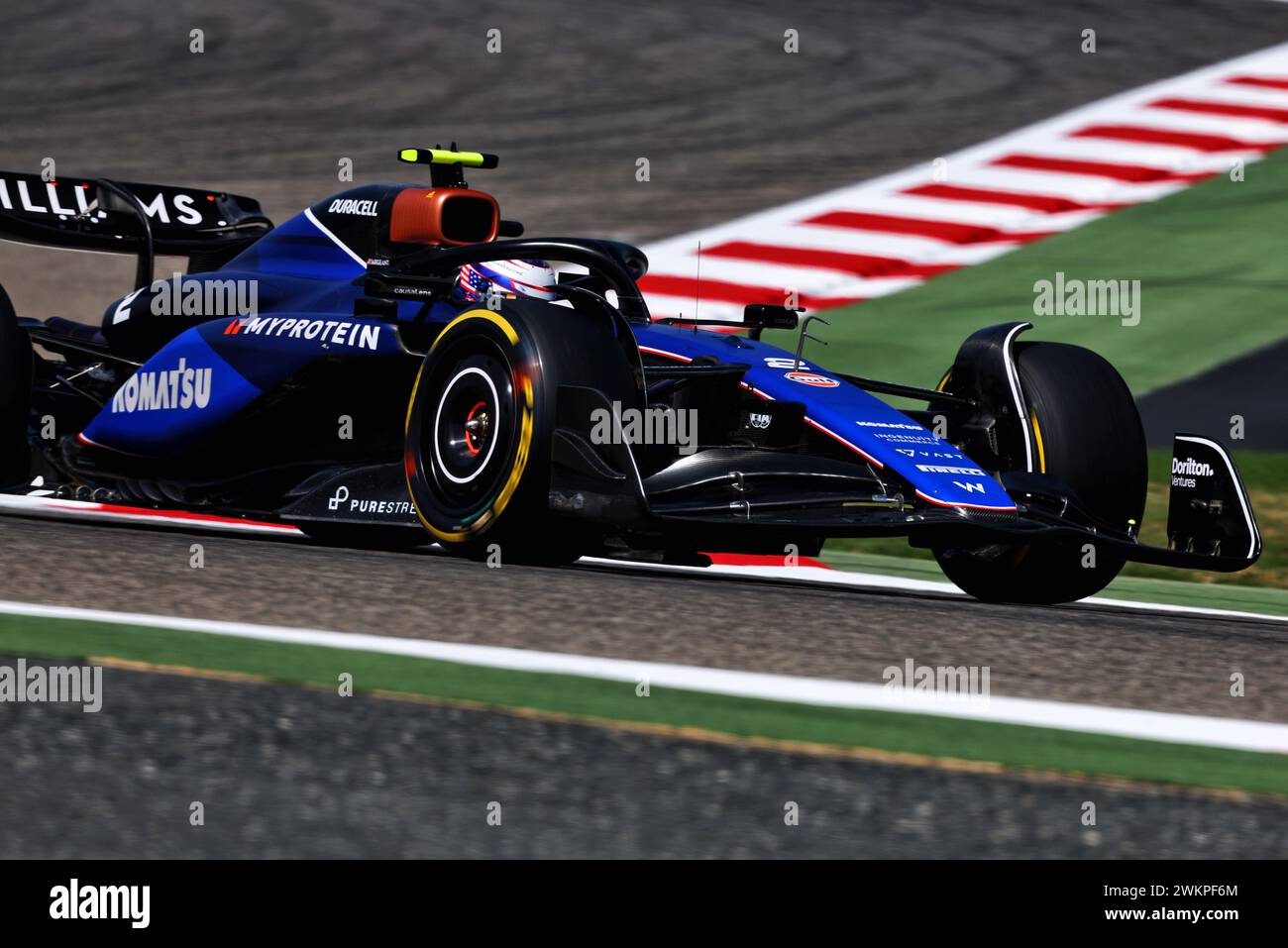Sakhir, Bahreïn. 22 février 2024. Logan Sargeant (USA) Williams Racing FW46. 22.02.2024. Essais de formule 1, Sakhir, Bahreïn, deuxième jour. Le crédit photo devrait se lire : XPB/Alamy Live News. Banque D'Images