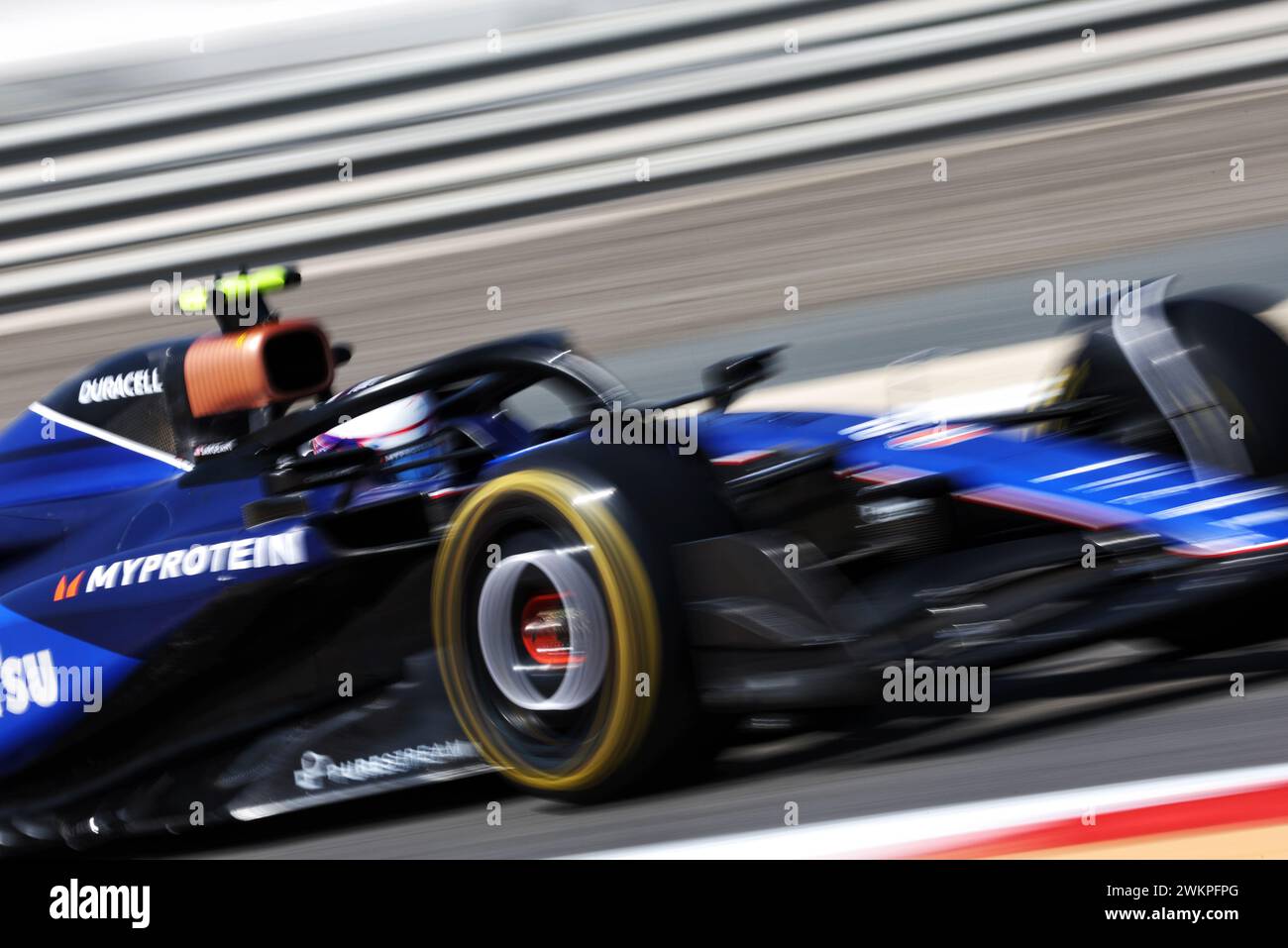 Sakhir, Bahreïn. 22 février 2024. Logan Sargeant (USA) Williams Racing FW46. 22.02.2024. Essais de formule 1, Sakhir, Bahreïn, deuxième jour. Le crédit photo devrait se lire : XPB/Alamy Live News. Banque D'Images