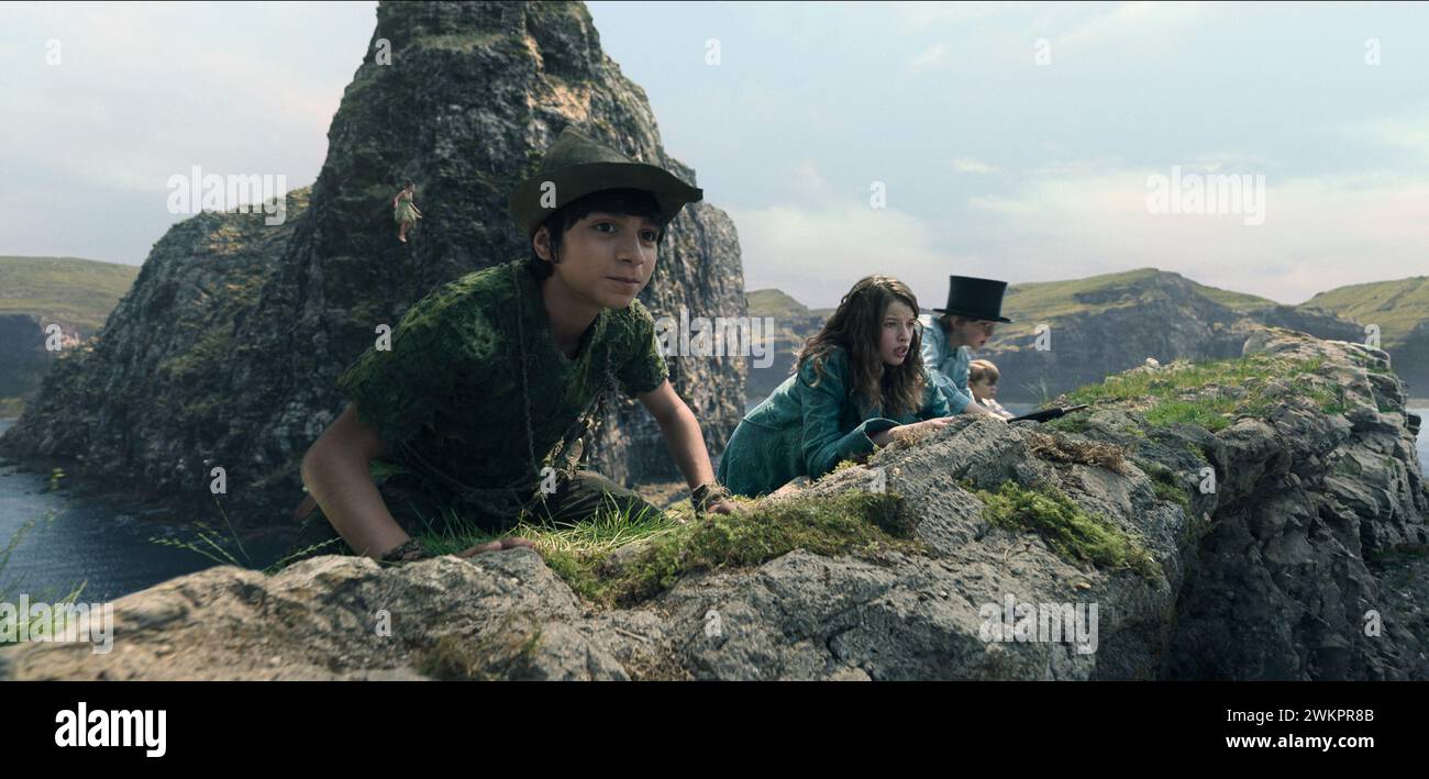 Peter Pan & Wendy Joshua Pickering, Jacobi jupe, Ever Anderson et Alexander Molony Banque D'Images