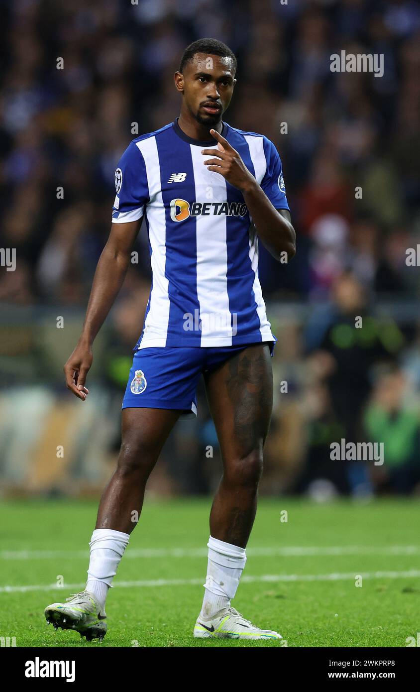 Porto, Portugal. 21 février 2024. Otávio du FC Porto lors du match de l'UEFA Champions League à l'Estadio do Dragao, Porto. Le crédit photo devrait se lire comme suit : David Klein/Sportimage crédit : Sportimage Ltd/Alamy Live News Banque D'Images